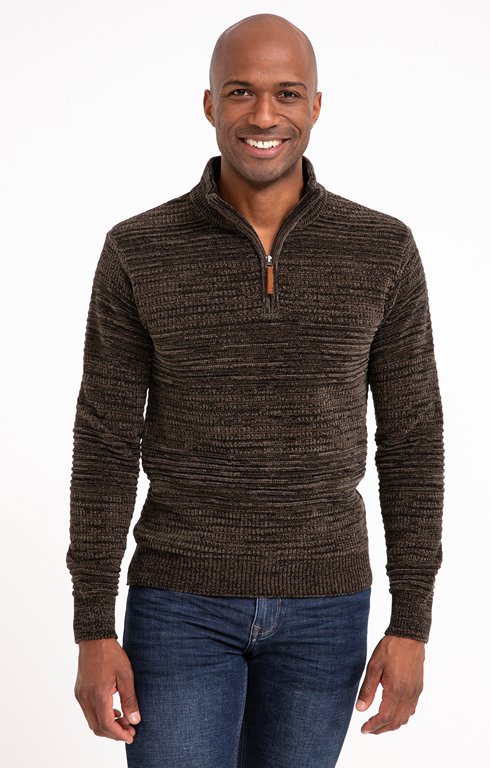 Pull jacquard chenille
