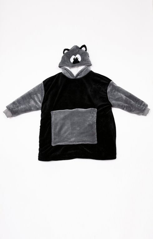Poncho enfant bicolore