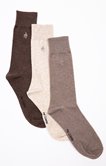 Lot 3 paires de chaussettes brodées ADT