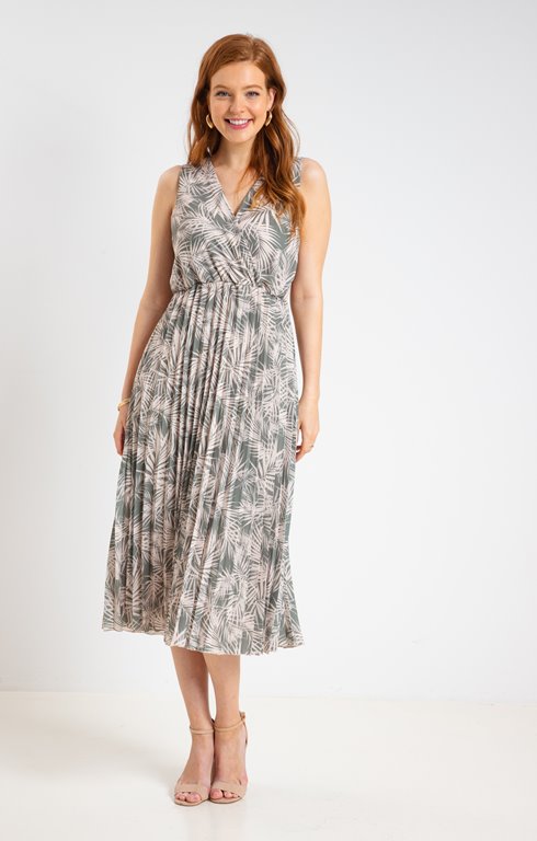 Robe longue imprimée 