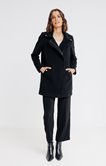 Manteau court zip sous patte