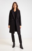 Manteau droit col tailleur