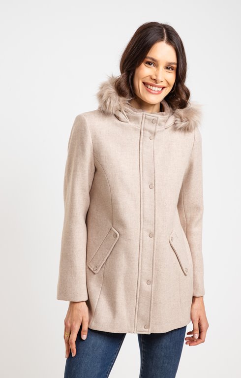 Manteau à capuche