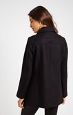 Manteau double patte de boutonnage