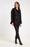 Manteau double patte de boutonnage