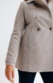 Manteau double patte de boutonnage
