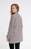 Manteau droit col tailleur