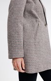 Manteau droit col tailleur