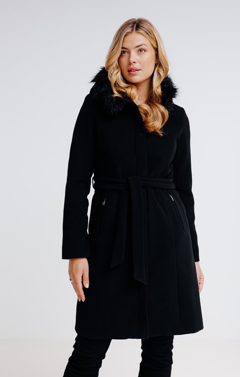 Manteau à ceinture