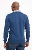 Pull col polo chemise manches longues