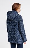 Doudoune courte avec capuche imprimée 
