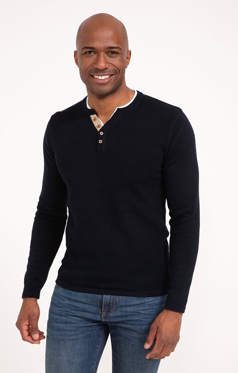 Pull col tunisien uni Shirt