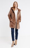 Manteau en fausse fourrure 