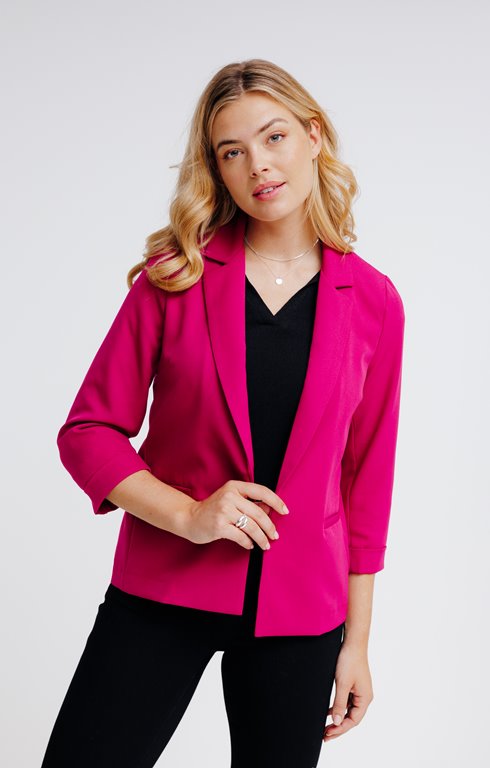 Veste blazer fluide non doublée