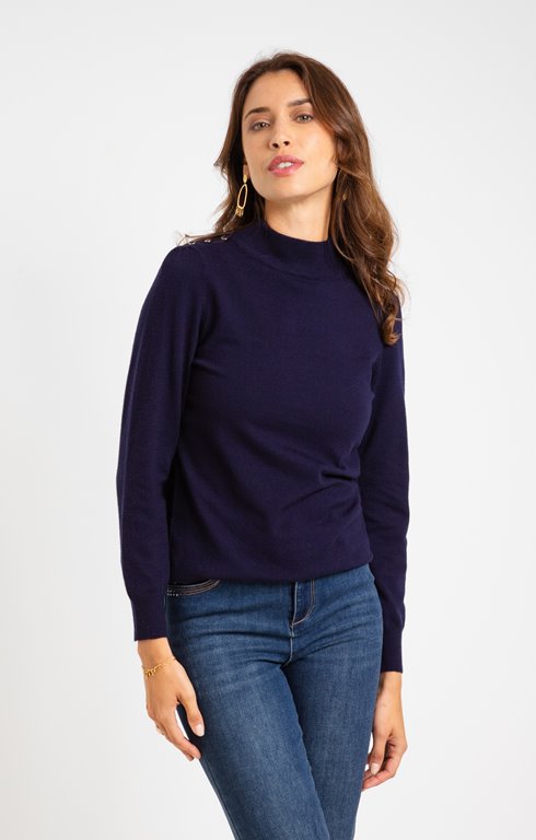 Pull col montant