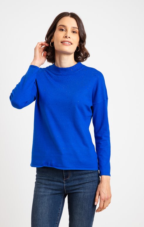 Pull col montant