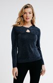 Pull avec détails goutte