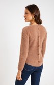 Pull manches longues col bateau