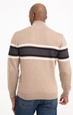 Pull col montant rayé Bico