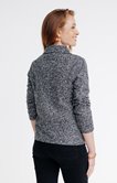 Cardigan zippé col polo