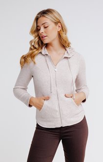 Cardigan à capuche
