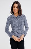 Cardigan col polo