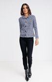 Cardigan col polo