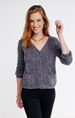 Cardigan col v