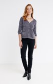 Cardigan col v