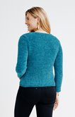 Cardigan rond tricotage fantaisie