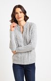 Cardigan avec col montant