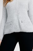 Cardigan col teddy