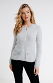Cardigan col teddy