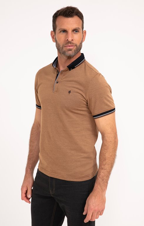 Polo manches courtes Coffee