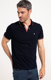 Polo manches courtes Brique