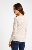Tee-shirt manches longues jacquard