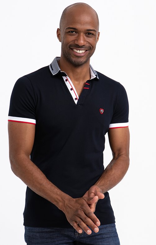 Polo manches courtes Vp marine