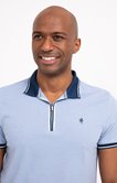 Polo manches courtes Zip