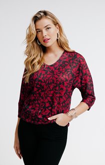 Tee-shirt bicolore matière chaude 