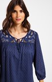 Blouse avec détails broderies 