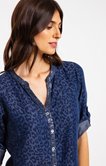 Chemise imprimée avec sequins 