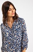 Chemise boutonnée avec imprimé animalier