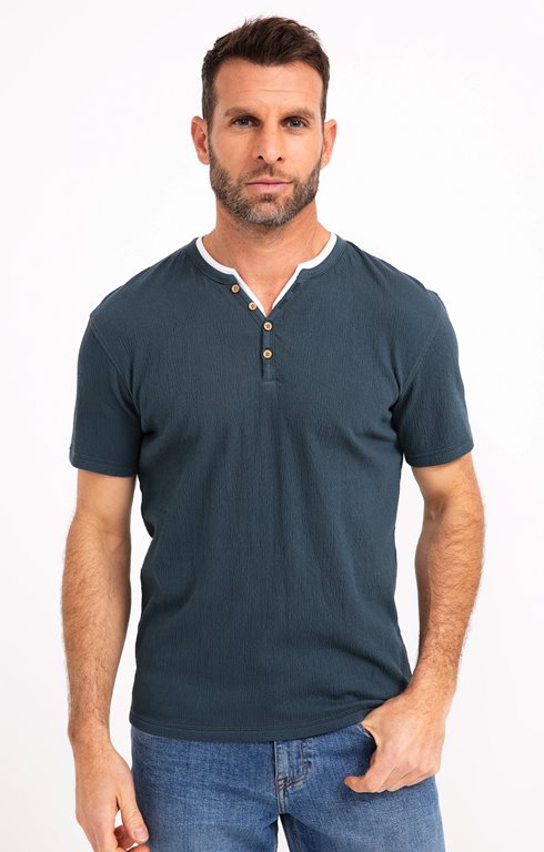 Tee-shirt manches courtes Crepe uni