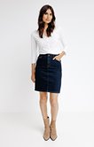 Jupe en denim brut 
