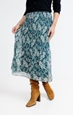 Jupe plissée imprimée
