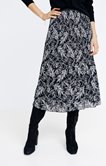 Jupe plissée imprimée