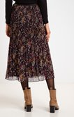 Jupe plissée imprimée 