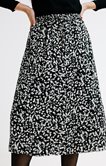 Jupe longue doublée avec nouettes