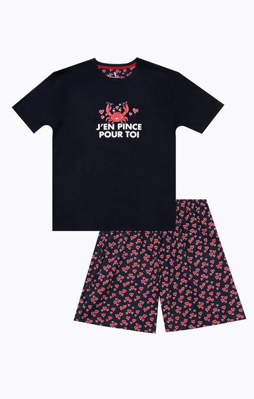 Pyjama imprimé crabe
