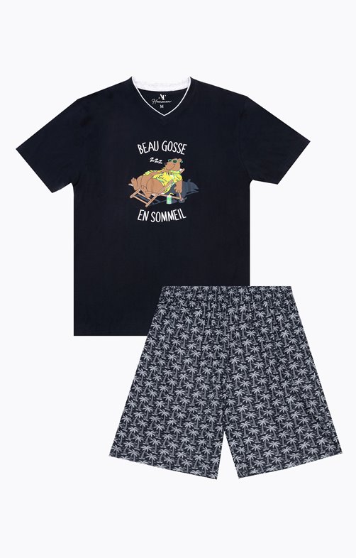 Pyjama court beau gosse en sommeil